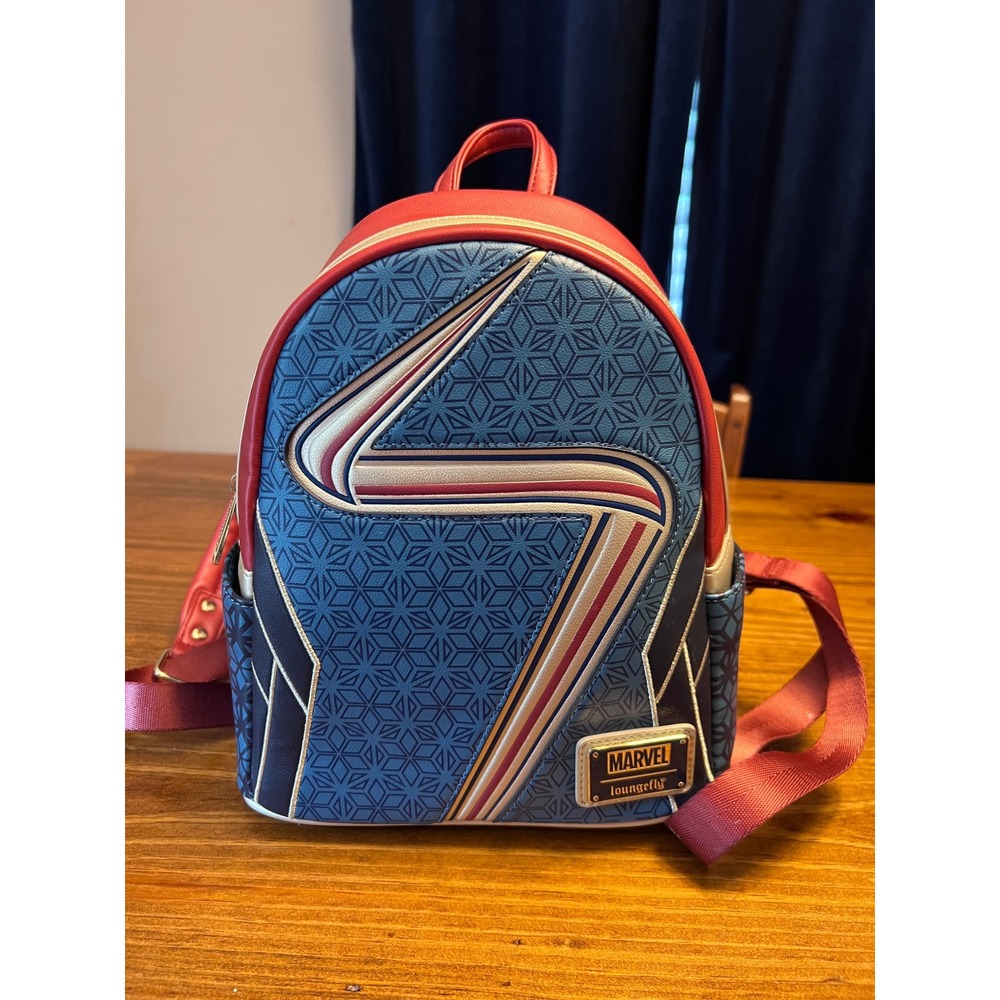 Loungefly Marvel Captain Carter What If Mini Backpack Cosplay Shield EUC